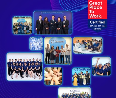 OmiGroup tự hào ghi danh “Nơi làm việc xuất sắc Great Place to Work” tại Việt Nam