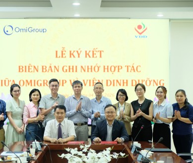 OmiGroup ký MOU với Viện Dinh dưỡng, thúc đẩy y tế số từ nền tảng dinh dưỡng cá nhân hóa